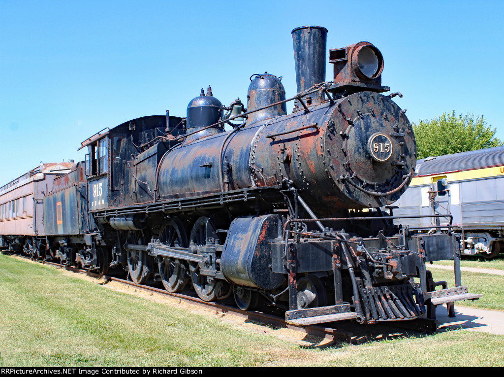 CBQ 915 Steam Locomotive (4-6-0)